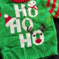 Коледен пуловер 12-18, снимка 1 - Бебешки блузки - 38488519