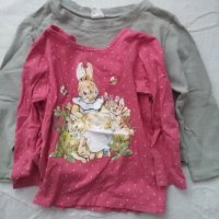 Лот дрехи за момиче размер 86; 12- 18 месеца, снимка 2 - Бебешки блузки - 44012243