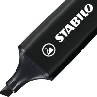 Маркери STABILO BOSS ORIGINAL - 10 броя - Черен, снимка 2 - Ученически пособия, канцеларски материали - 42940826