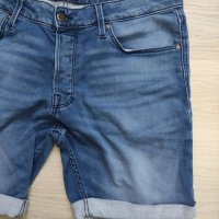 Мъжки къси дънки Jack&Jones размер XL, снимка 3 - Къси панталони - 43143747