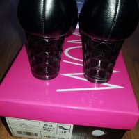 Черни елегантни обувки, снимка 5 - Дамски обувки на ток - 38008721