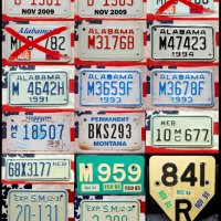 Американски Мотоциклетени регистрационни номера табели USA + PANAMA, снимка 2 - Колекции - 38136023