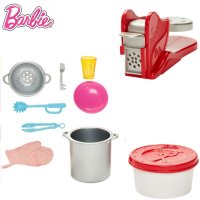 Barbie - Барби кукла готвач на паста с кухня DTF92, снимка 2 - Кукли - 35026304