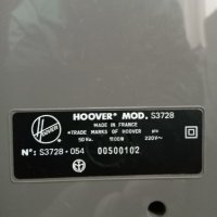 ПРАХОСМУКАЧКА-TURBO ЧЕТКА HOOVER S3728 1100W SENSOTRONIC SYSTEM 400 MADE IN FRANCE, снимка 9 - Прахосмукачки - 43152728