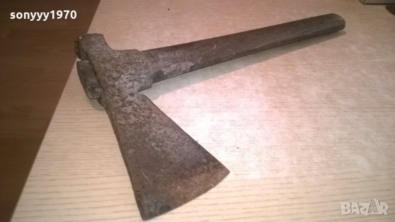 ПОРЪЧАНА-антика-брадва-стара за колекция-31х26см-внос швеицария, снимка 1