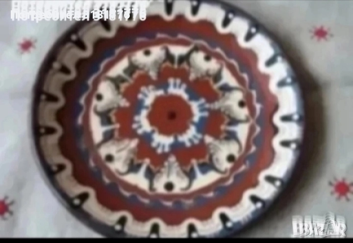 Керамична чиния., снимка 1