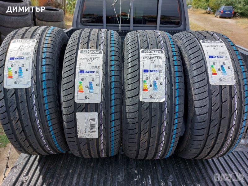 4бр.нови летни VIKING 225/50/17 98Y DOT 0722, снимка 1