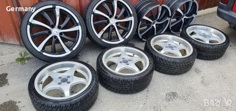 Алиминиеви джанти за bmw e60 e39 e30 vw golf honda polo 5x120  4x100, снимка 1