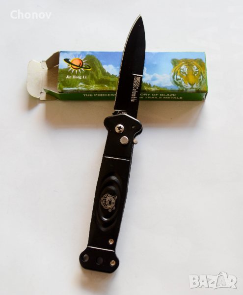 АВТОМАТИЧЕН СГЪВАЕМ НОЖ КОЛУМБИЯ COLUMBIA ТИГЪР ЧИСТО НОВ, снимка 1
