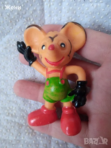 Гумен Мики Маус Mickey Mouse от ГДР 70-те, снимка 1