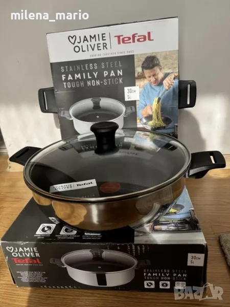 Тигани Tefal* Jamie Oliver 28см/30см., снимка 1
