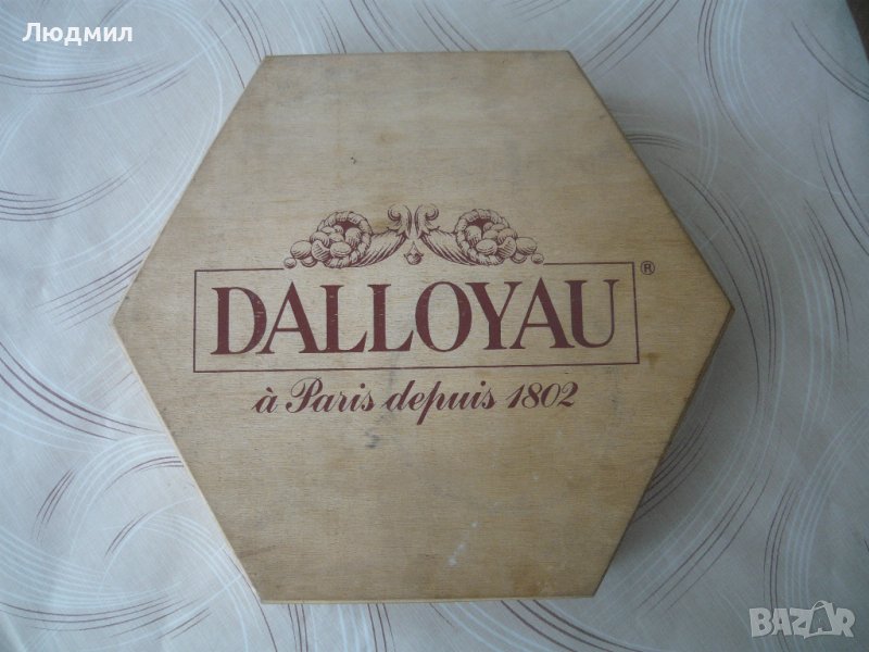 Подаръчна Дървена кутия - Dalloyau, снимка 1