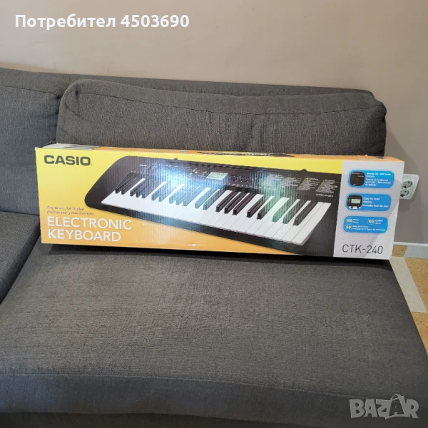 Синтезатор Casio CTK 240, снимка 1