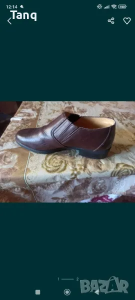 Мъжки кожени обувки , снимка 1