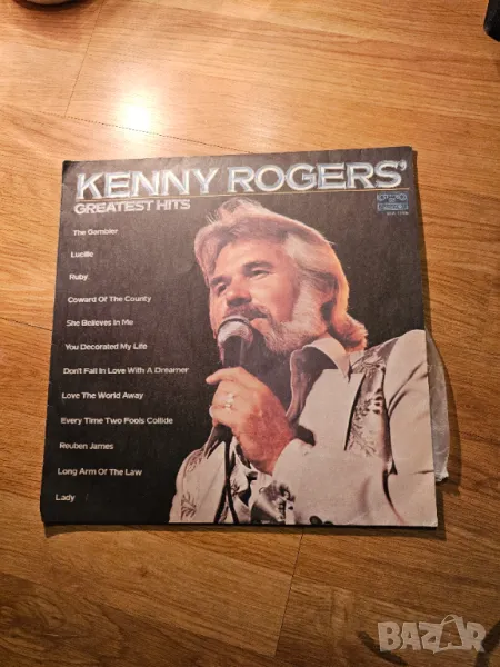 Рядка Грамофонна плоча Kenny Rogers, Кени Роджърс - Greatest Hits  - изд. 80те години, снимка 1