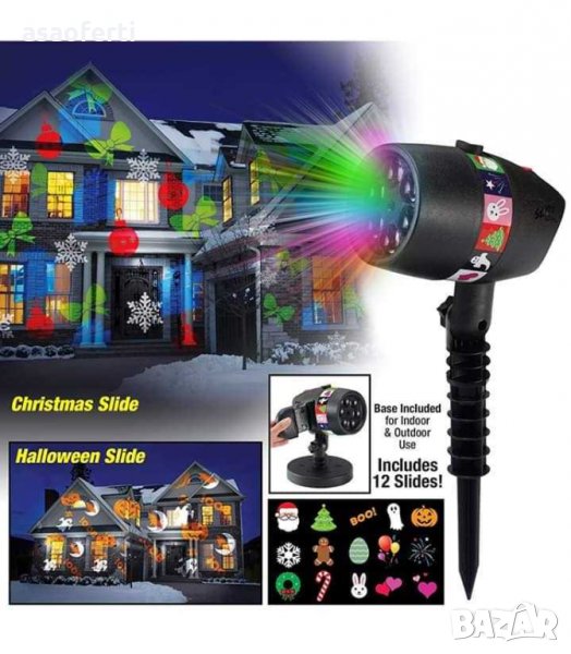 Прожектор с картинки за къщи и вили,SLIDESHOW, снимка 1