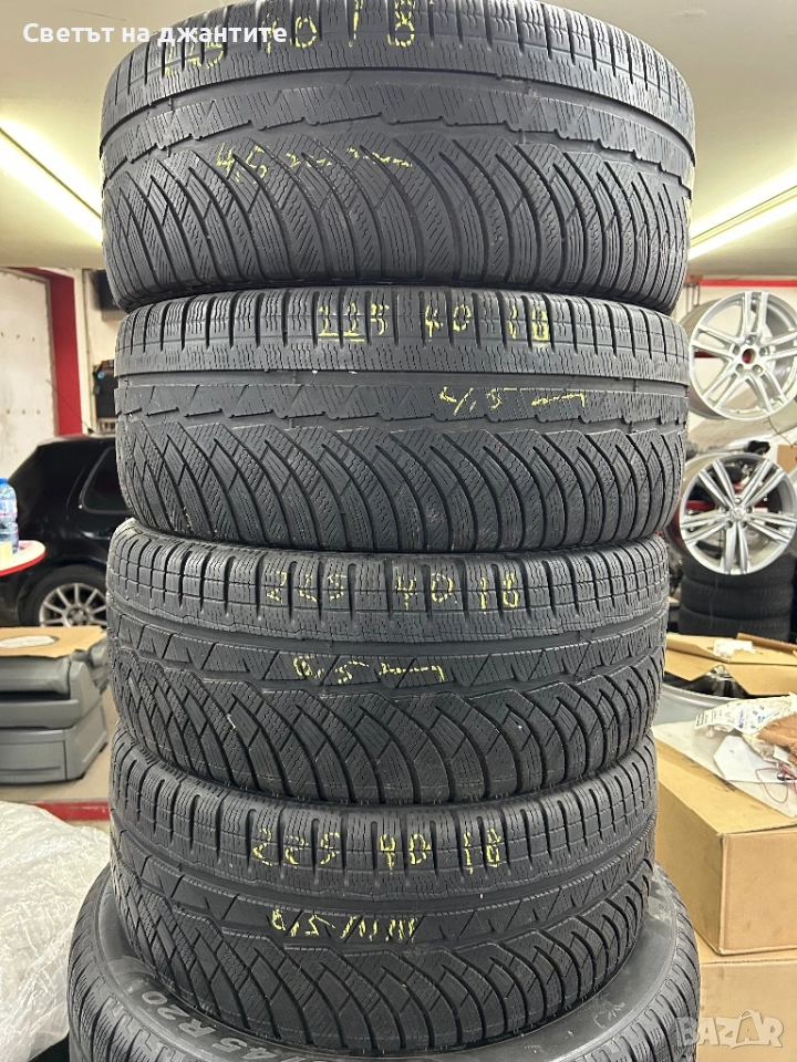 Гуми 225/40/18 Michelin Зимни 4 броя, снимка 1