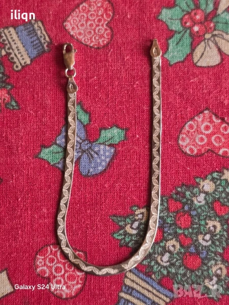 Сребърна гривна. 18 см. Цена 24,99 лв. За Севлиево безплатна доставка., снимка 1