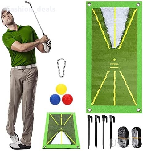  Нова Тренировъчна постелка за голф Пътека замах Упражнения Спорт, снимка 1