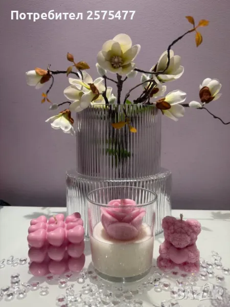 Ароматизирани Свещи Свети Валентин , снимка 1