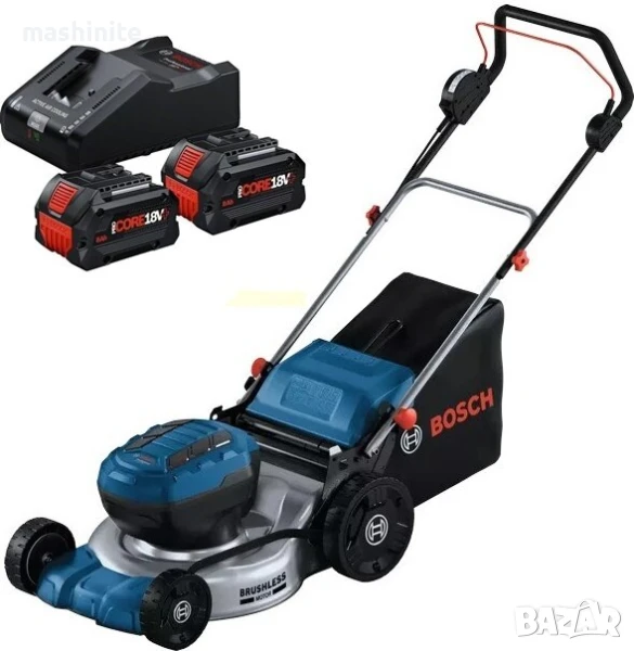 Акумулаторна косачка за трева GRA 18V2-46 2xProCORE 18V+ 8.0Ah Bosch, снимка 1