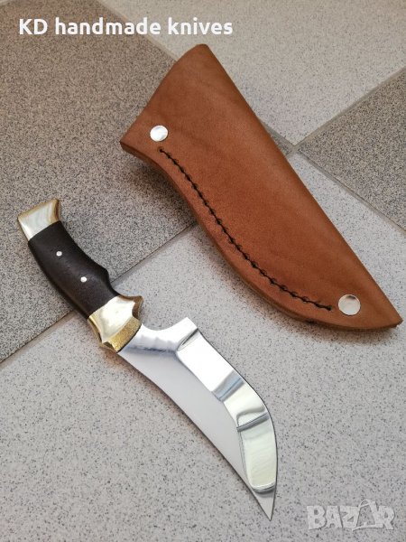 Ръчно изработен нож за дране от марка KD handmade knives ловни ножове , снимка 1