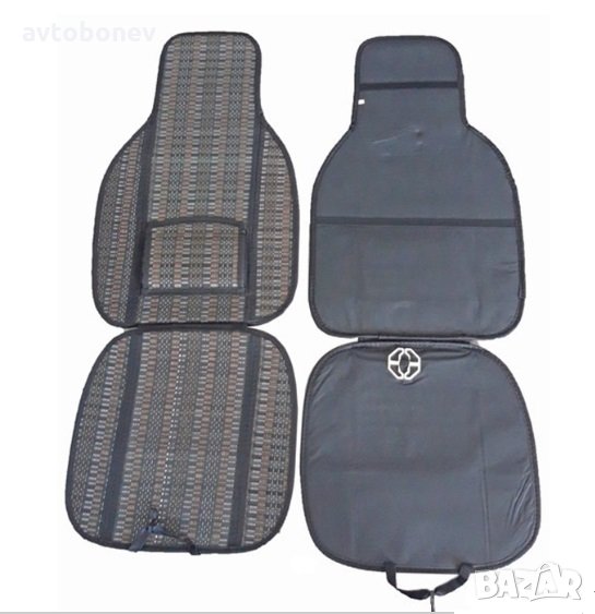 Универсална подложка за седалка тип бамбук, снимка 1