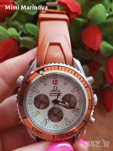 Часовник omega speedmaster professional Orange, снимка 1