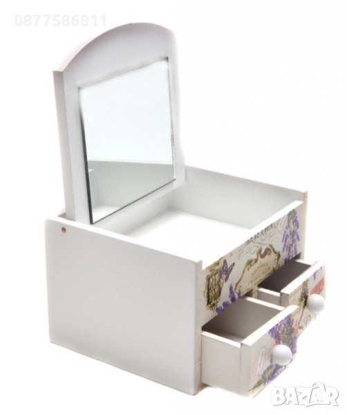 НОВА КУТИЯ ЗА БИЖУТА.КУТИИ ЗА БИЖУТА.ПОДАРЪЧНА ДЪРВЕНА КУТИЯ ЗА БИЖУТА.VINTAGE ВИНТИДЖ ОРГАНАЙЗЕР +, снимка 1