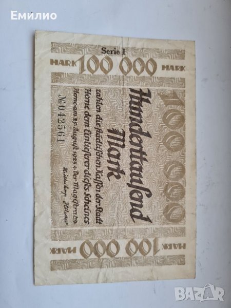 GERMANY 100000 MARK 1923, снимка 1