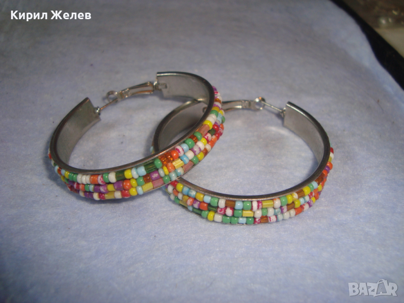 СРЕБРИСТИ ТИП ХАЛКА КЛАСИЧЕСКИ МЪНИСТЕНИ ОБЕЦИ ХЕНД-МЕЙД 4250, снимка 1