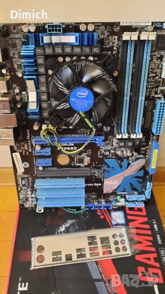 Дънна платка Asus P7P55D CPU i7 860, снимка 1