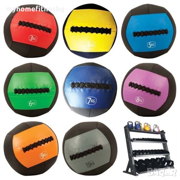 Wall ball медицинска топка за Crossfit топки шити кросфит промоци, снимка 1