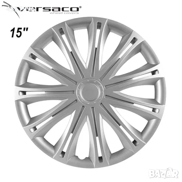 Тасове за джанти 15'' Versaco Spark Silver, снимка 1