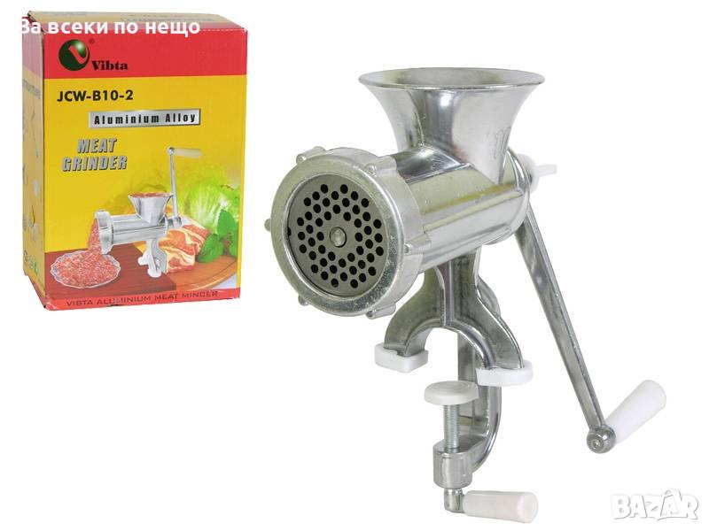 Ръчна месомелачка алуминиева Номер 10, снимка 1