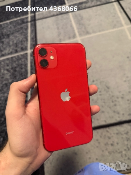 iPhone 11 64гб червен с кутия , снимка 1