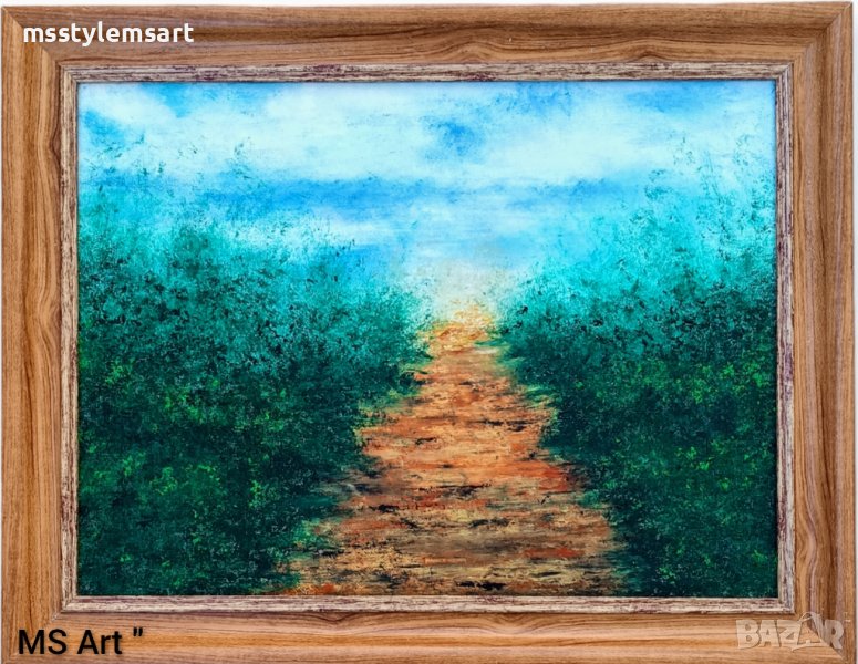 Тишина " Картина с маслени бои , снимка 1