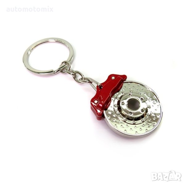 КЛЮЧОДЪРЖАТЕЛ- СПИРАЧЕН ДИСК, ЧЕРВЕН, снимка 1