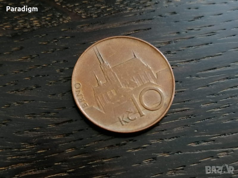 Монета - Чехия - 10 крони | 1993г., снимка 1