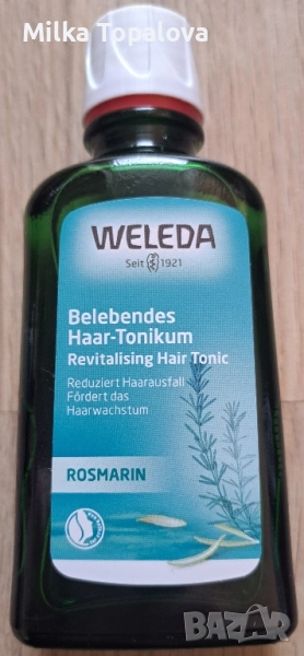 Тоник за коса с розмарин против косопад Weleda, снимка 1