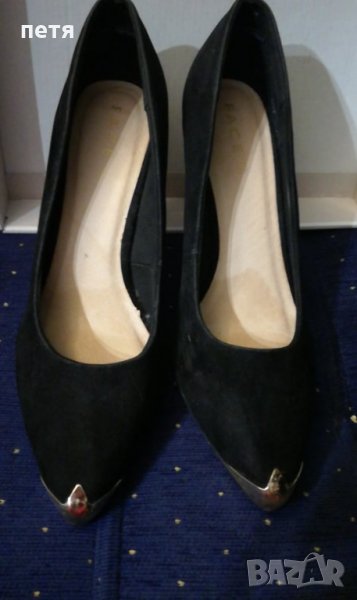 високи обувки велур, снимка 1