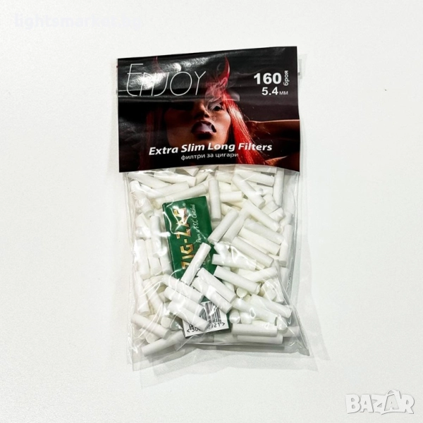 ФИЛТРИ ЕNJOY 5,4ММ Х 160БР. С ХАРТИЙКИ , снимка 1