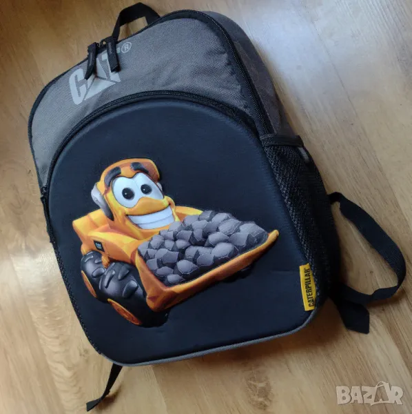 3D Детска раница CAT Caterpillar 3D-molded Bulldozer, снимка 1