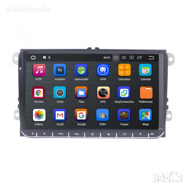 SKODA SEAT VOLKSWAGEN VW PASSAT GOLF 9" FULL TOUCH Андроид НАВИГАЦИЯ, 9018, снимка 1