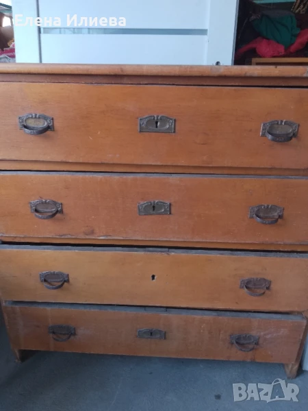 Стар дървен скрин, снимка 1