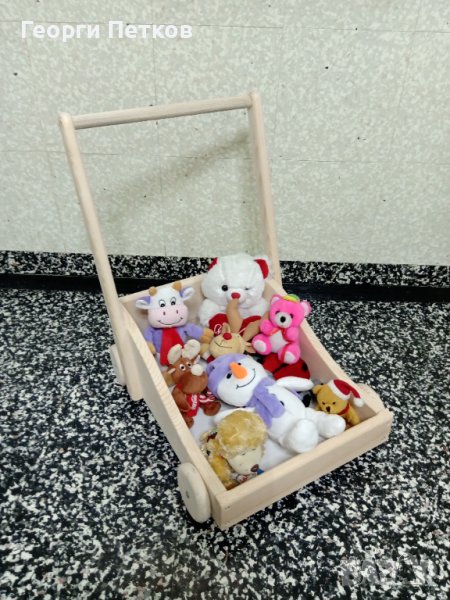 Детска количка за играчки,за бутане,проходилка., снимка 1