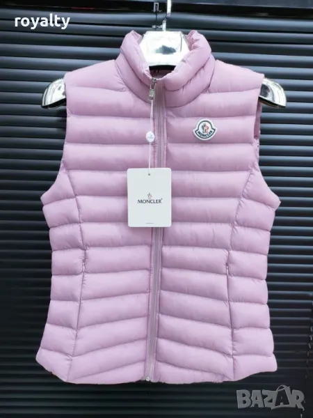 Moncler дамски розов елек , снимка 1