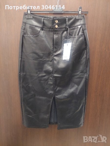 дамска кожена пола, снимка 1