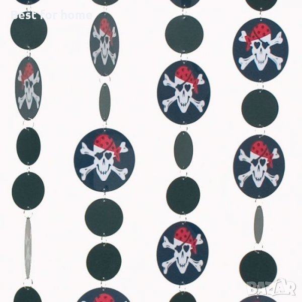 Декоративна завеса за врата- ПИРАТИ- 90 х 200см, снимка 1