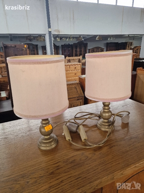 К-т Нощни Лампи-Месинг-2 бр. -внос от Германия! , снимка 1